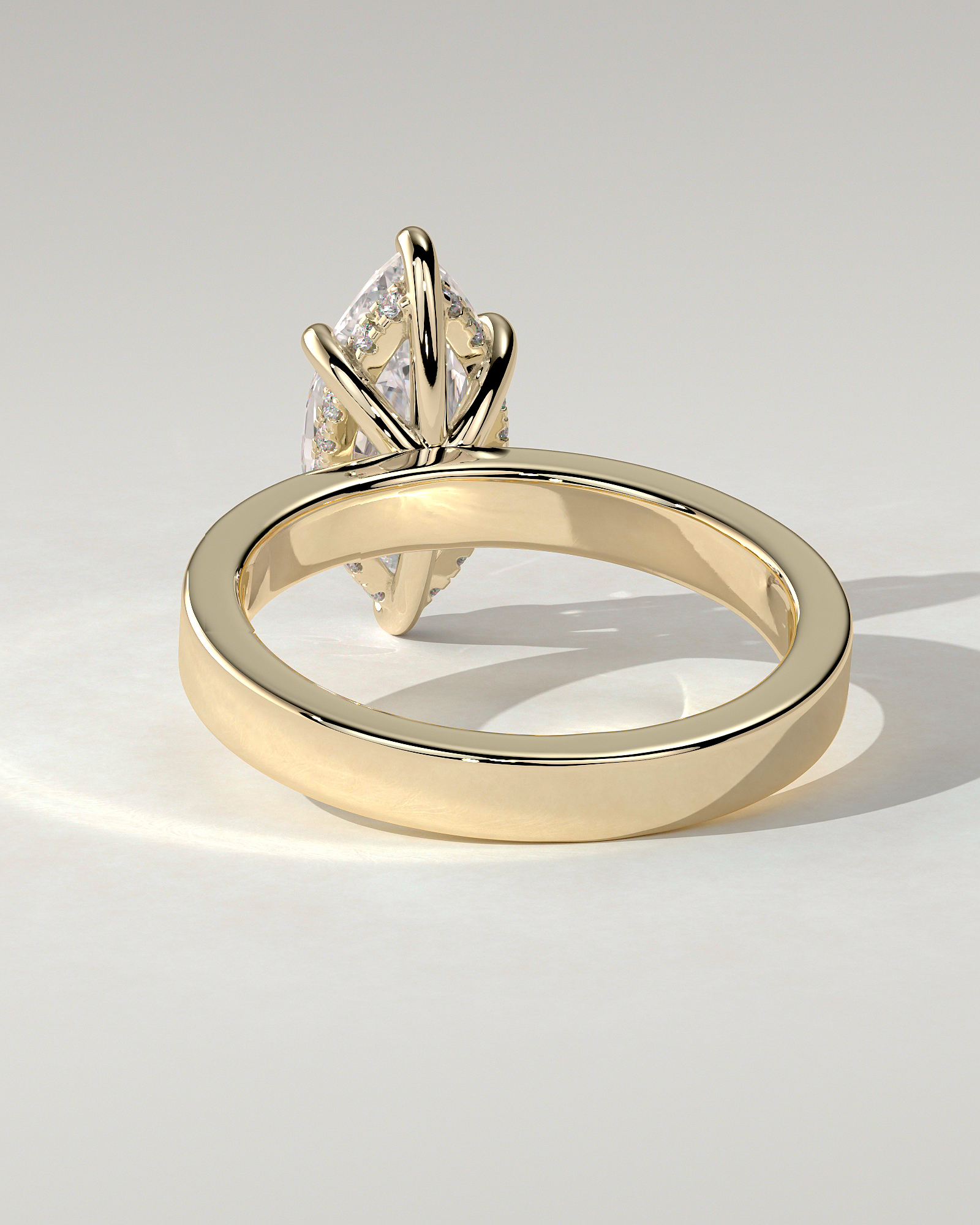 Aisha Solitaire Marquise Ring