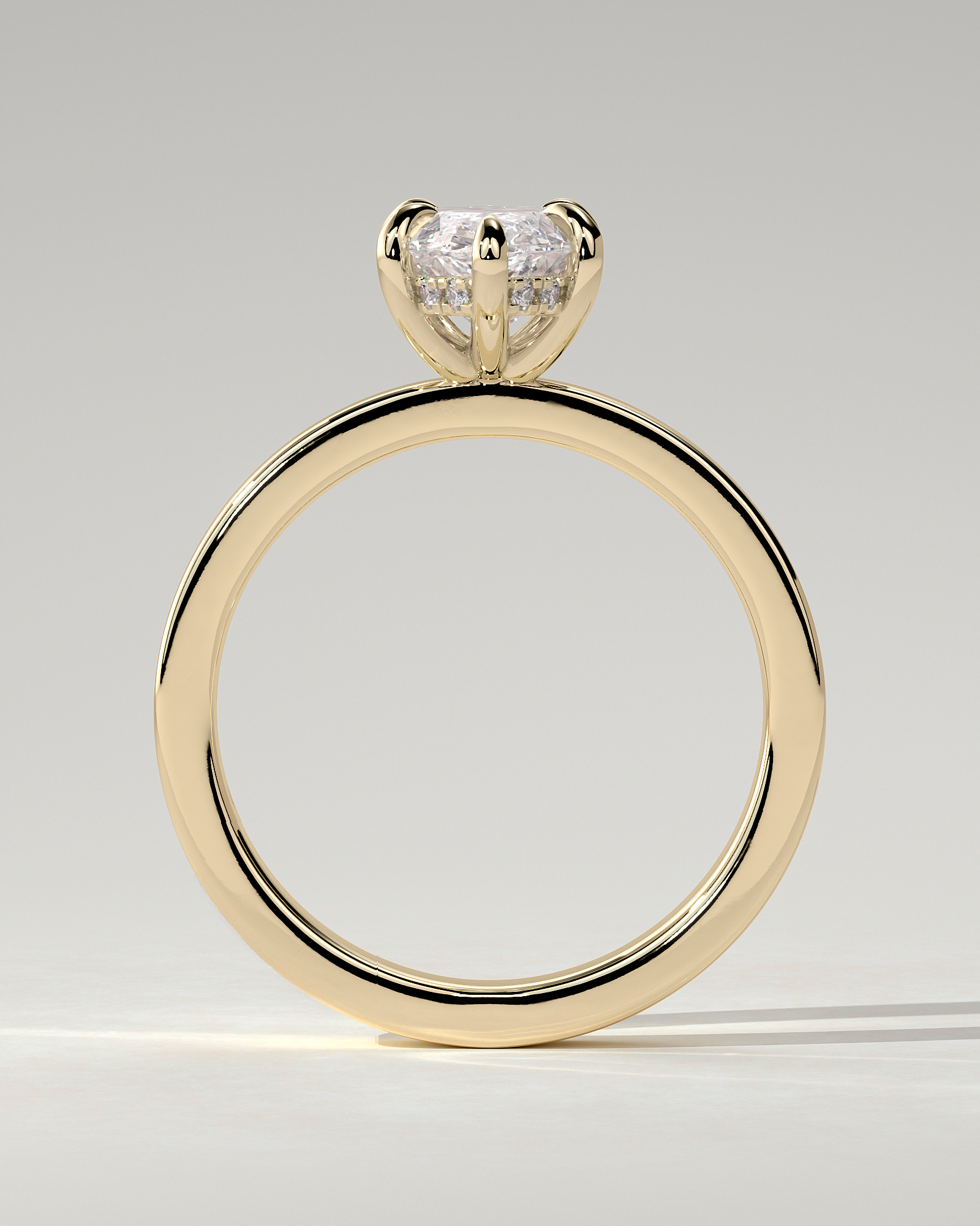 Aisha Solitaire Marquise Ring