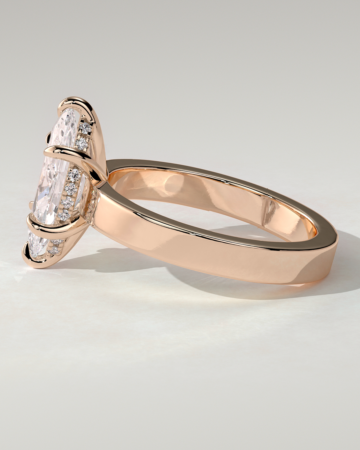 Aisha Solitaire Marquise Ring