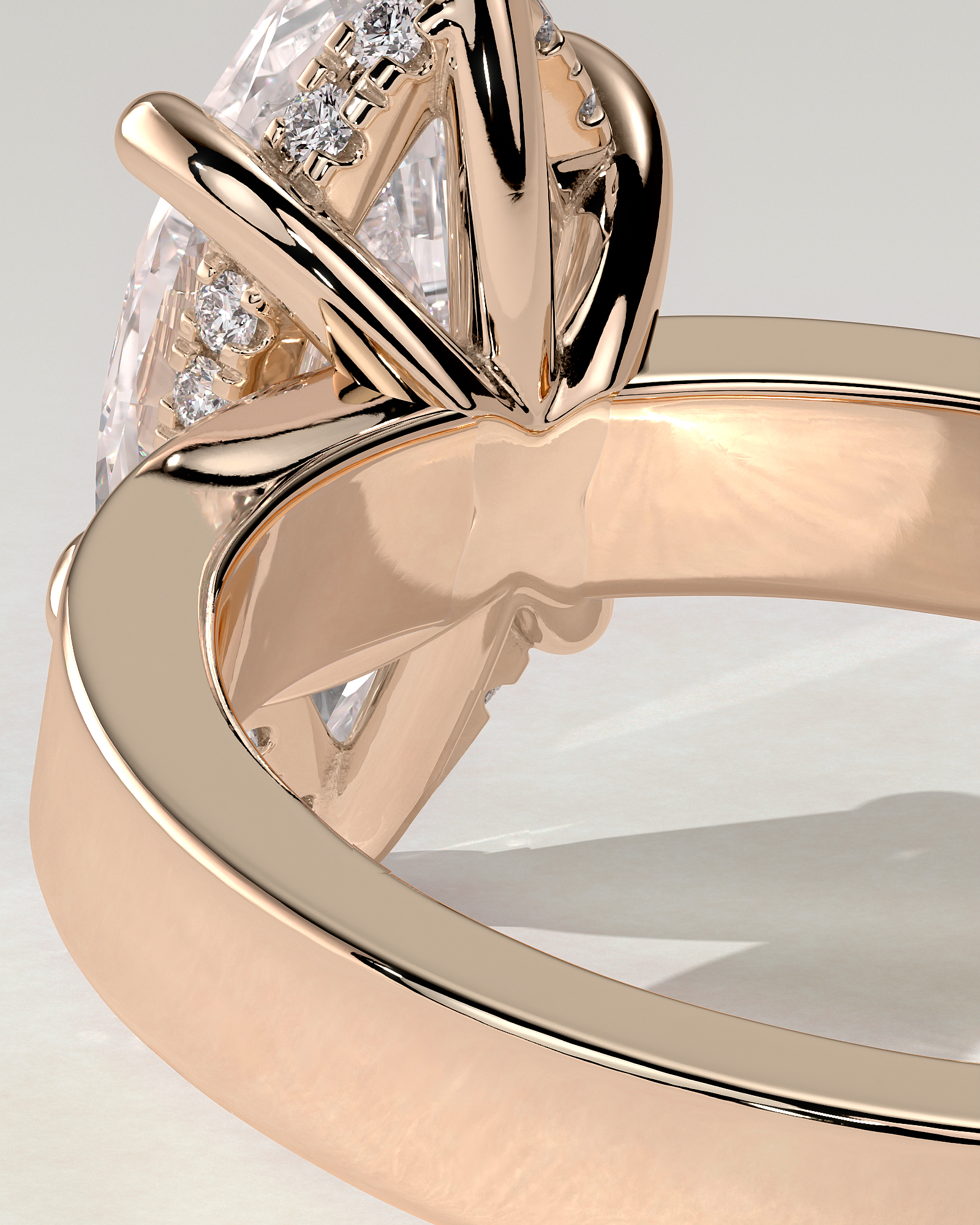 Aisha Solitaire Marquise Ring