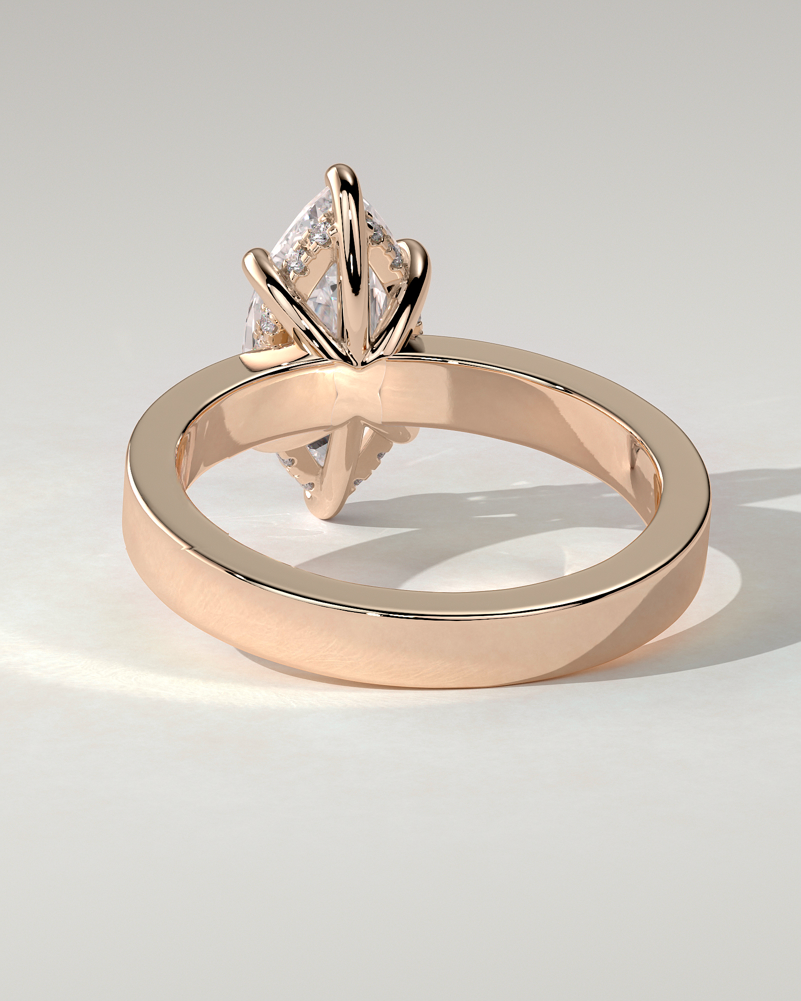 Aisha Solitaire Marquise Ring
