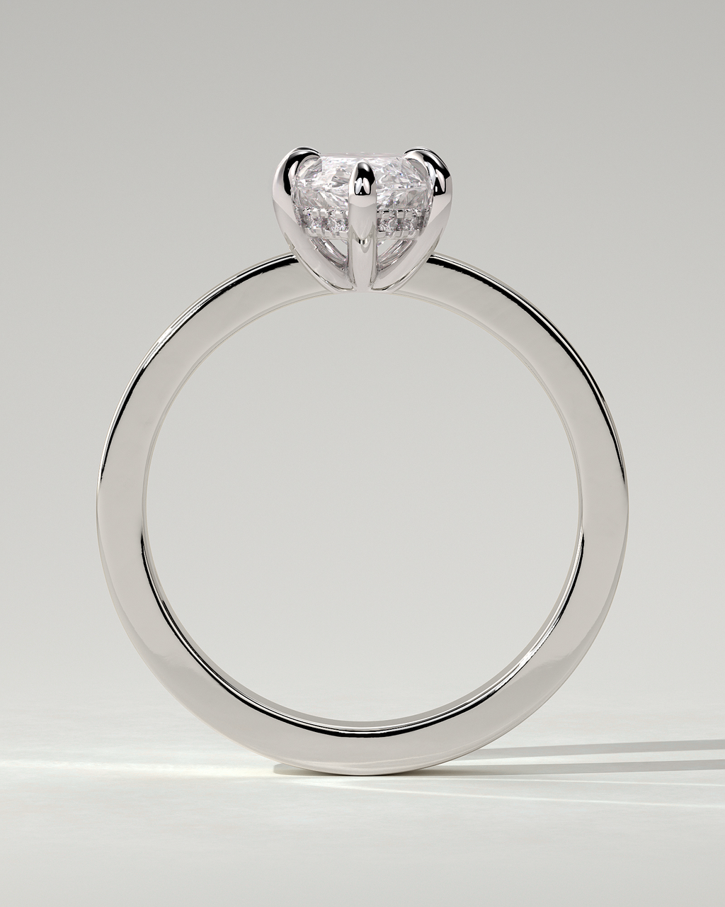 Aisha Solitaire Marquise Ring