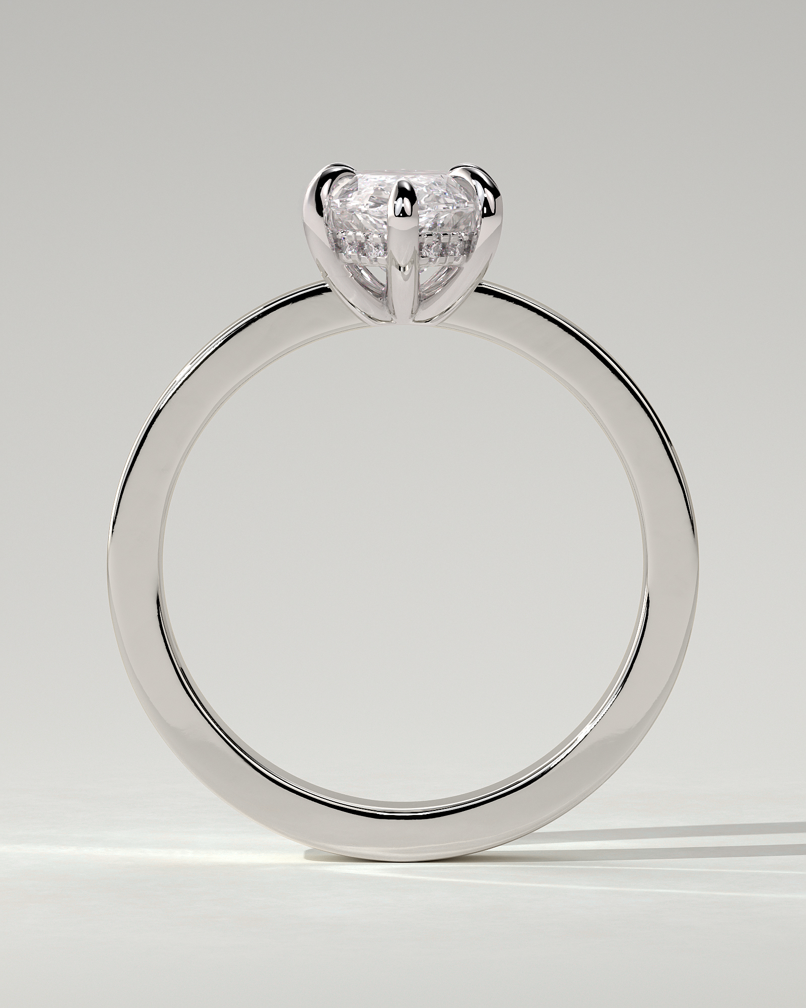 Aisha Solitaire Marquise Ring