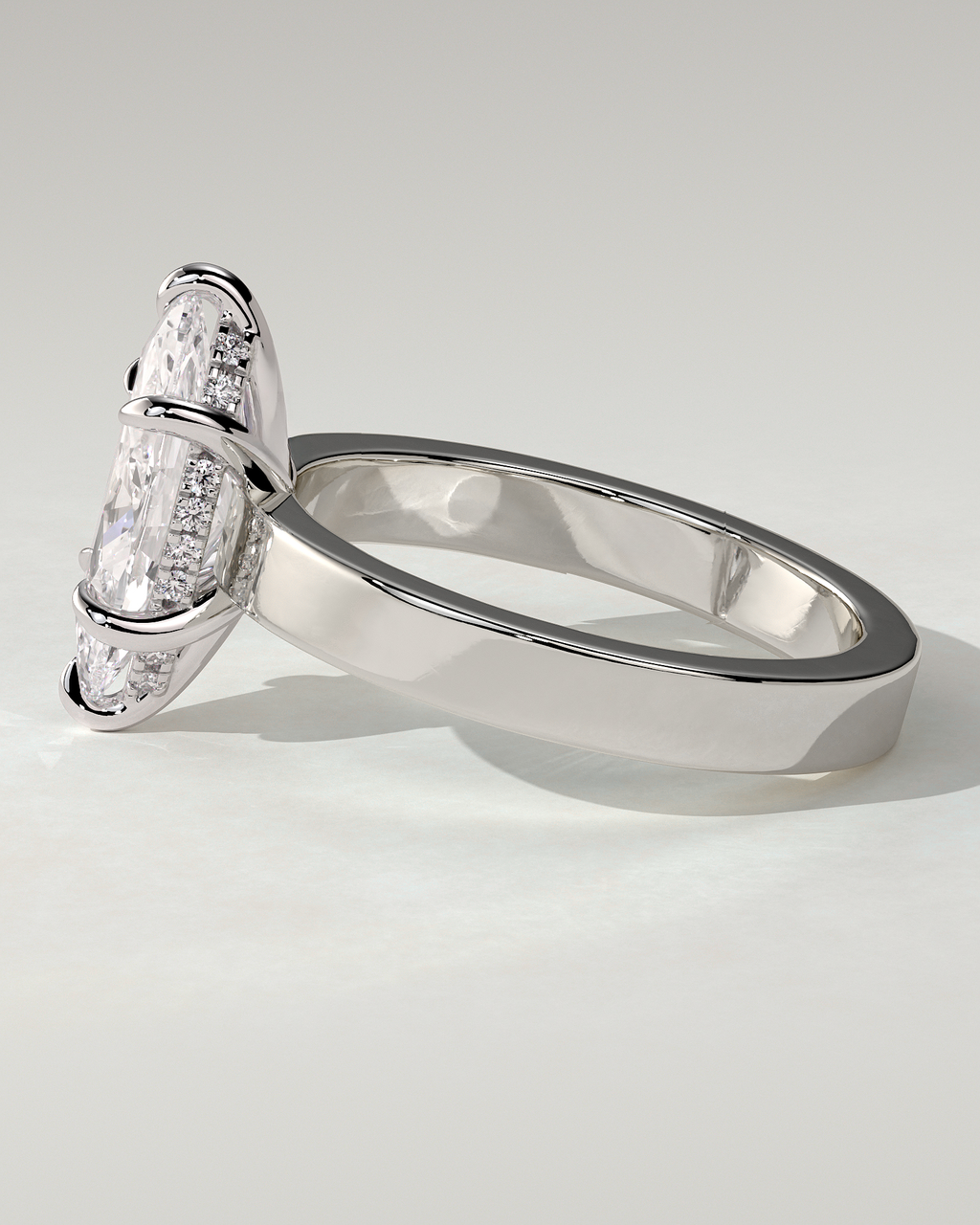 Aisha Solitaire Marquise Ring