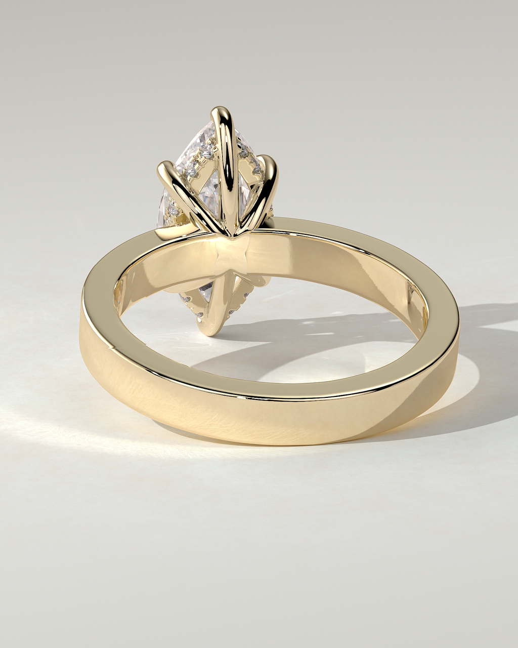 Aisha Solitaire Marquise Ring