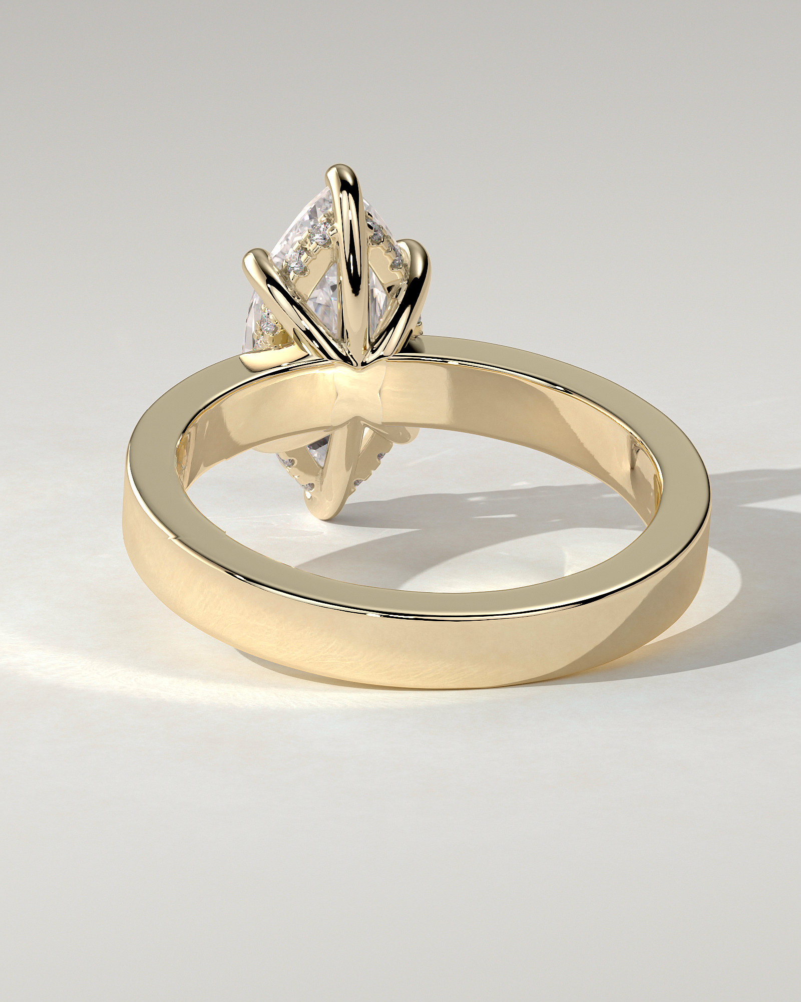 Aisha Solitaire Marquise Ring