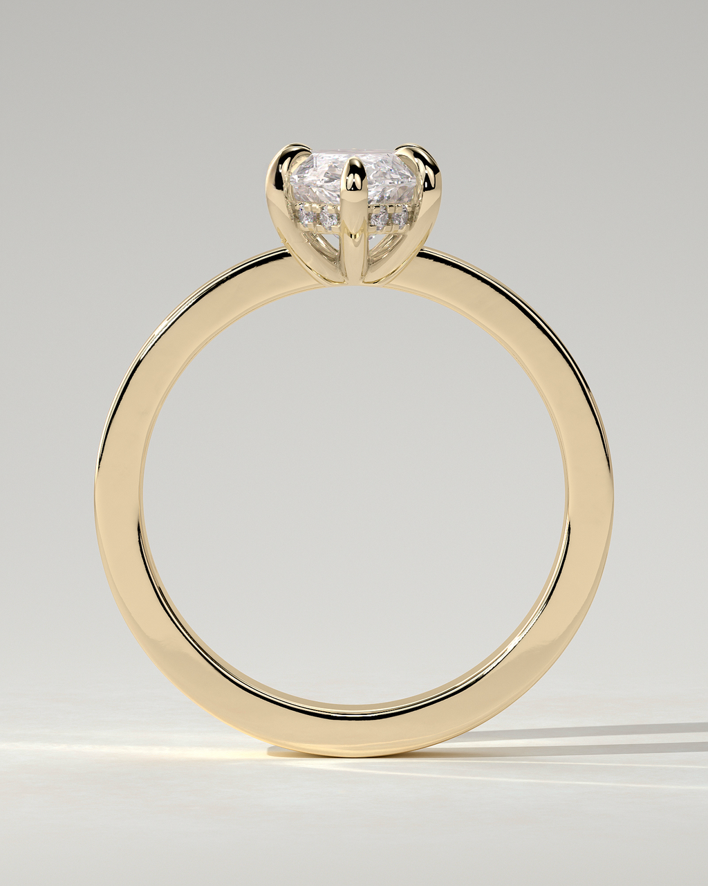 Aisha Solitaire Marquise Ring