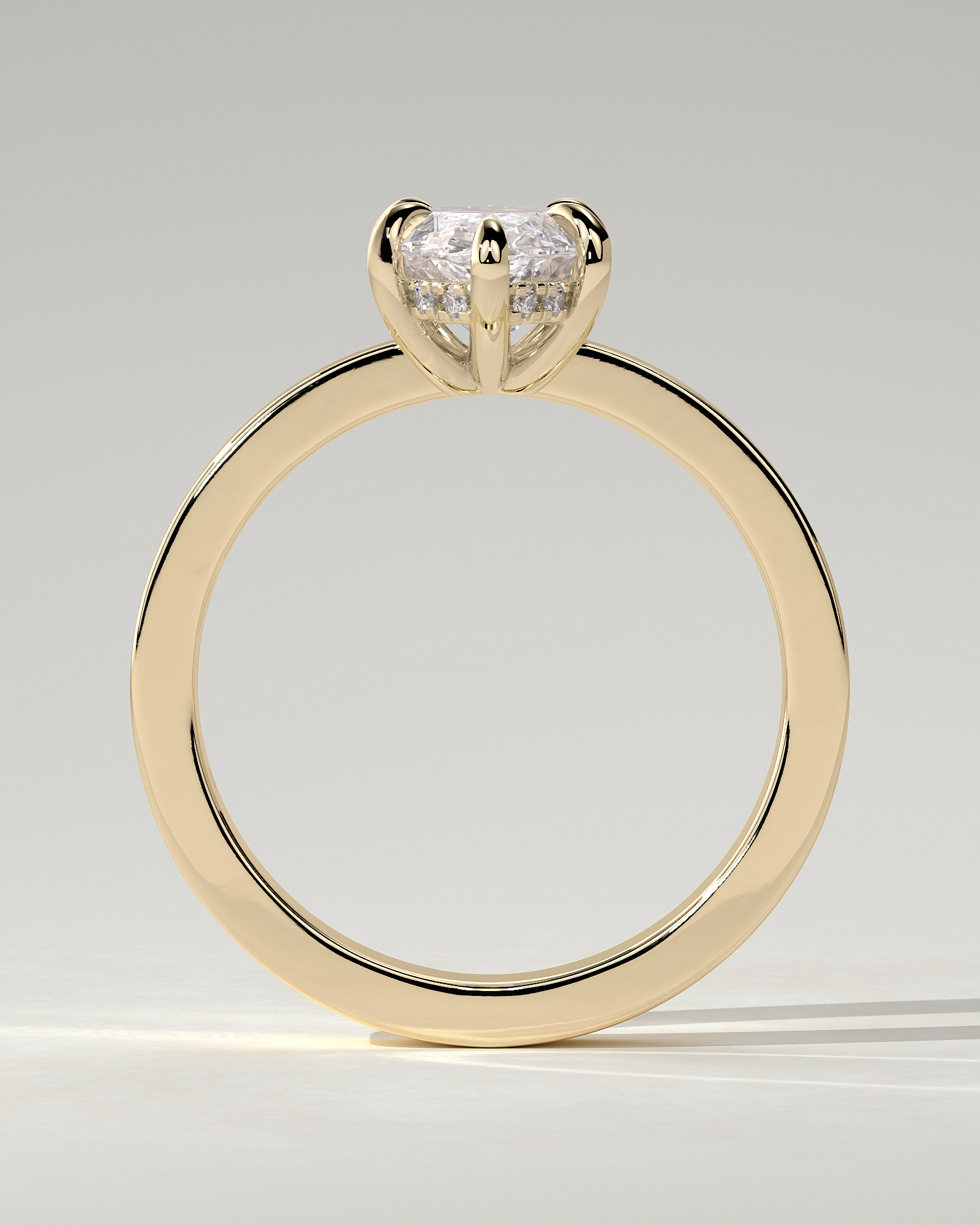 Aisha Solitaire Marquise Ring