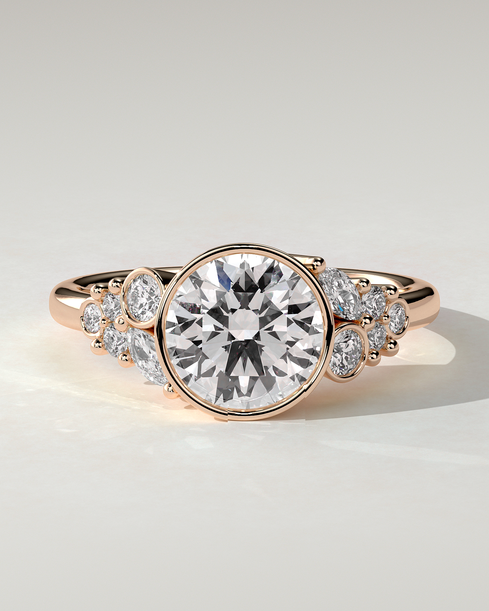 Alessia Solitaire Round Ring