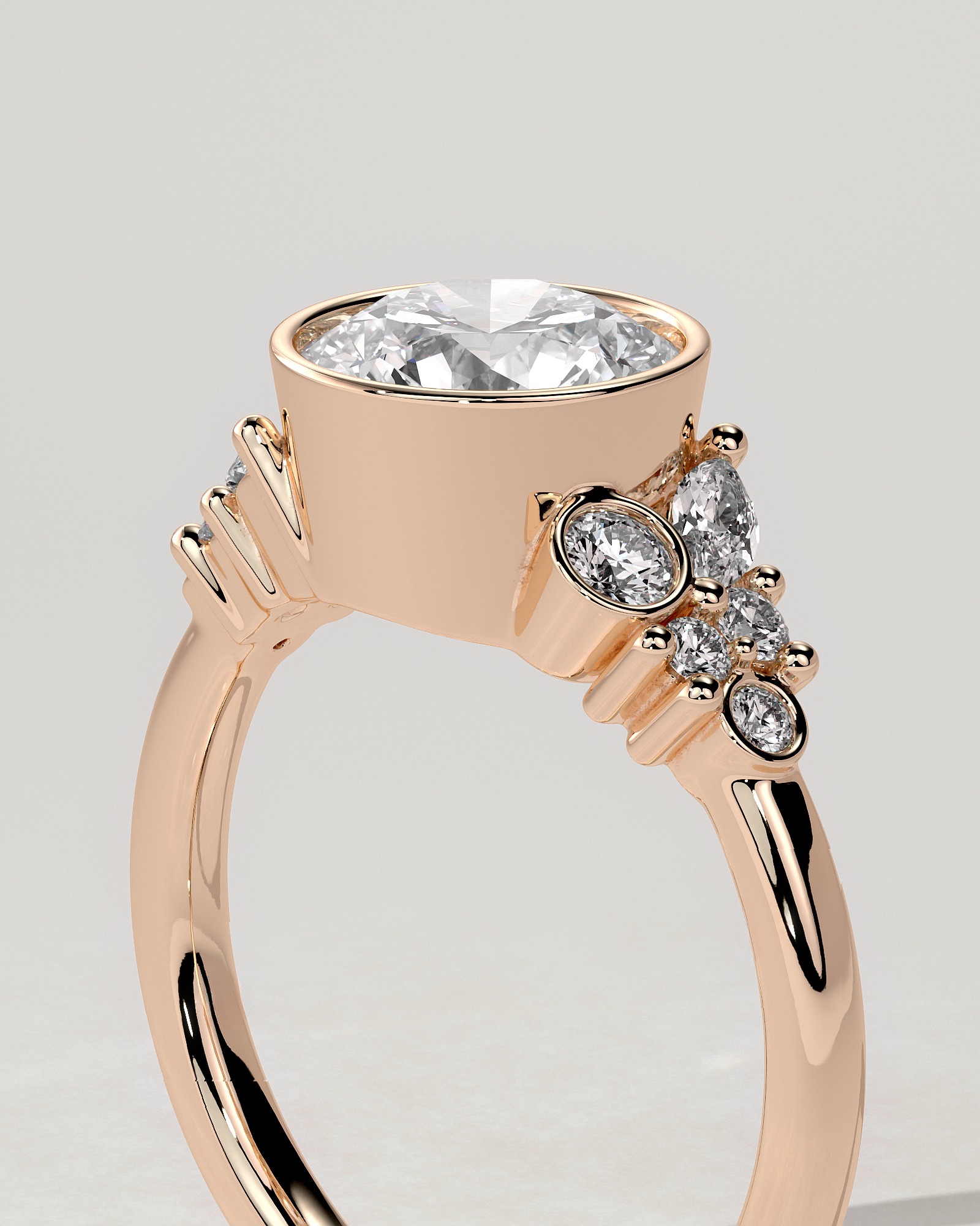 Alessia Solitaire Round Ring