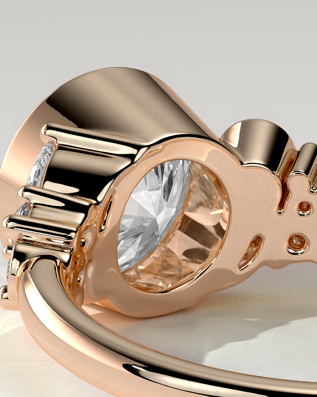 Alessia Solitaire Round Ring