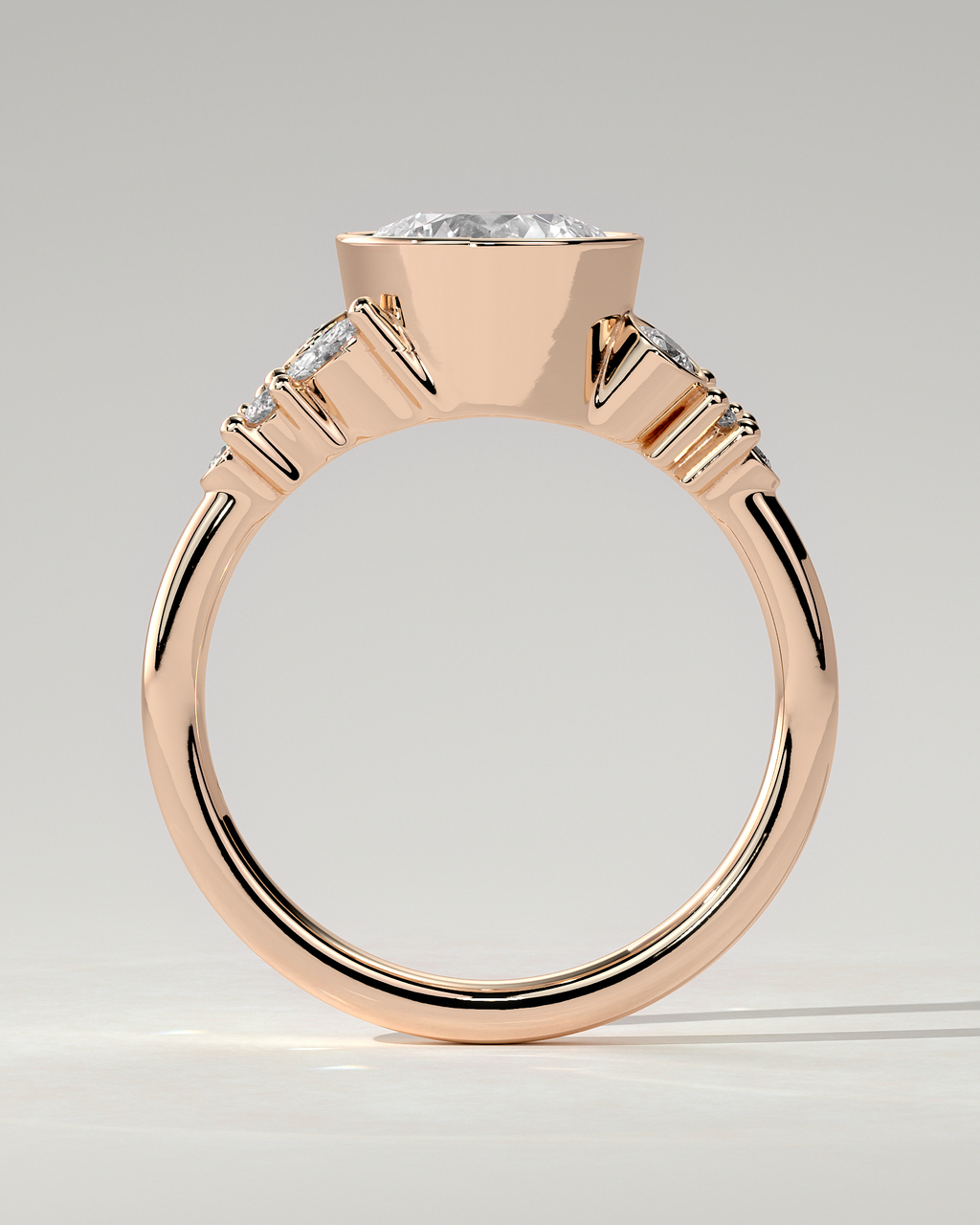 Alessia Solitaire Round Ring