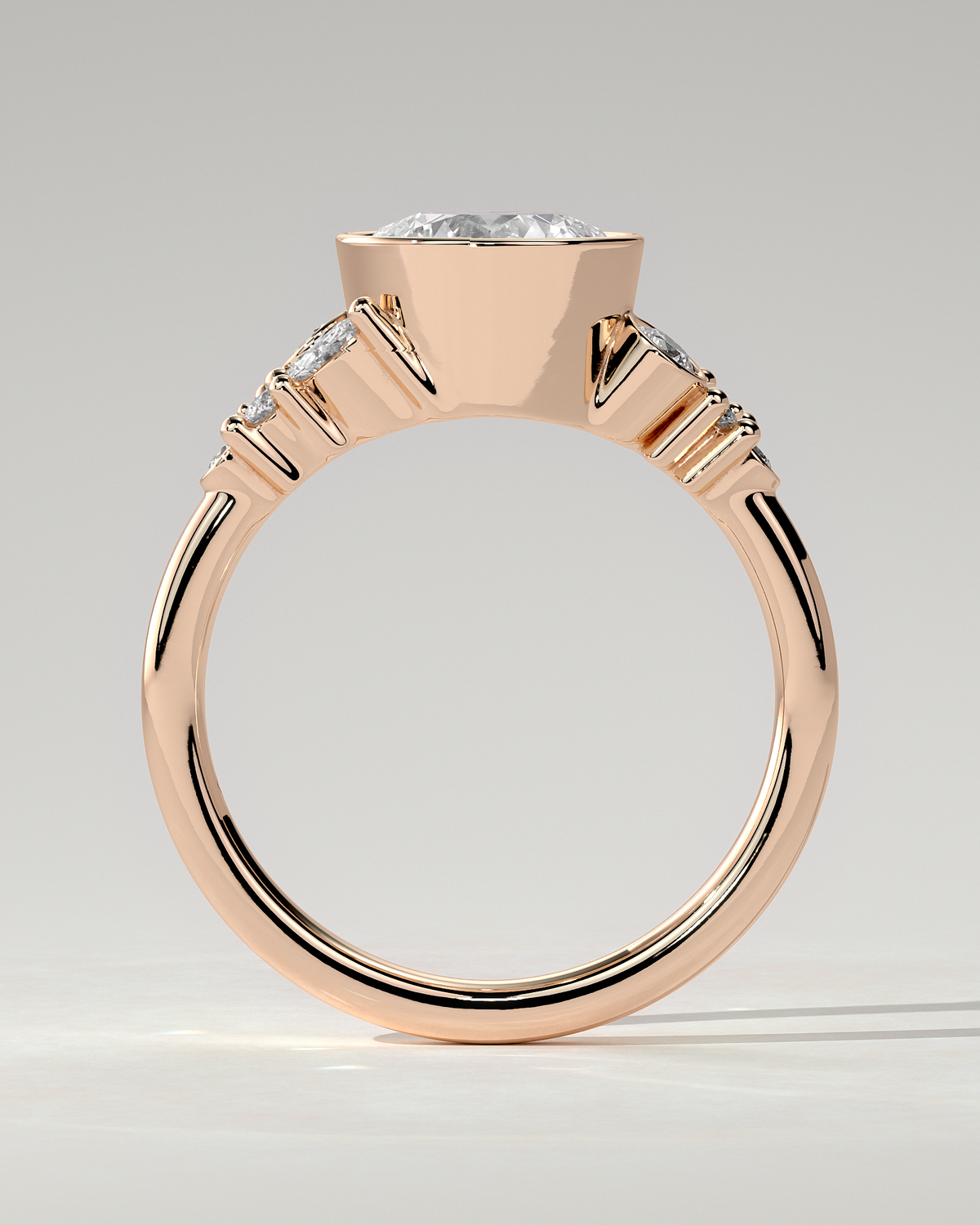 Alessia Solitaire Round Ring