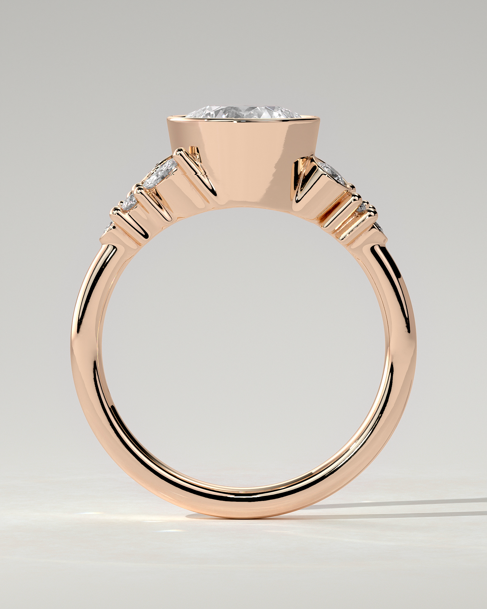 Alessia Solitaire Round Ring