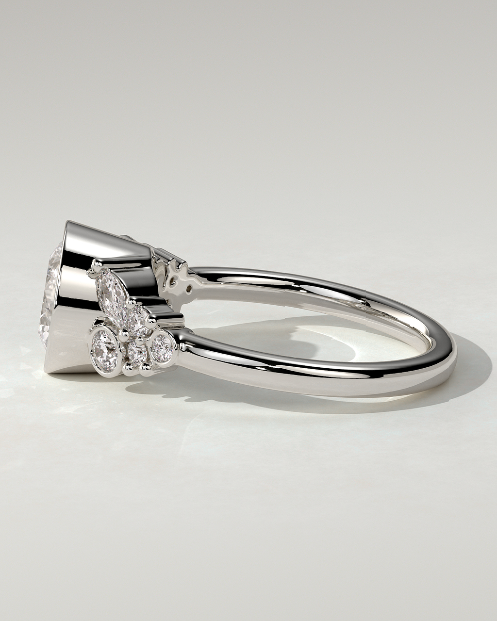 Alessia Solitaire Round Ring
