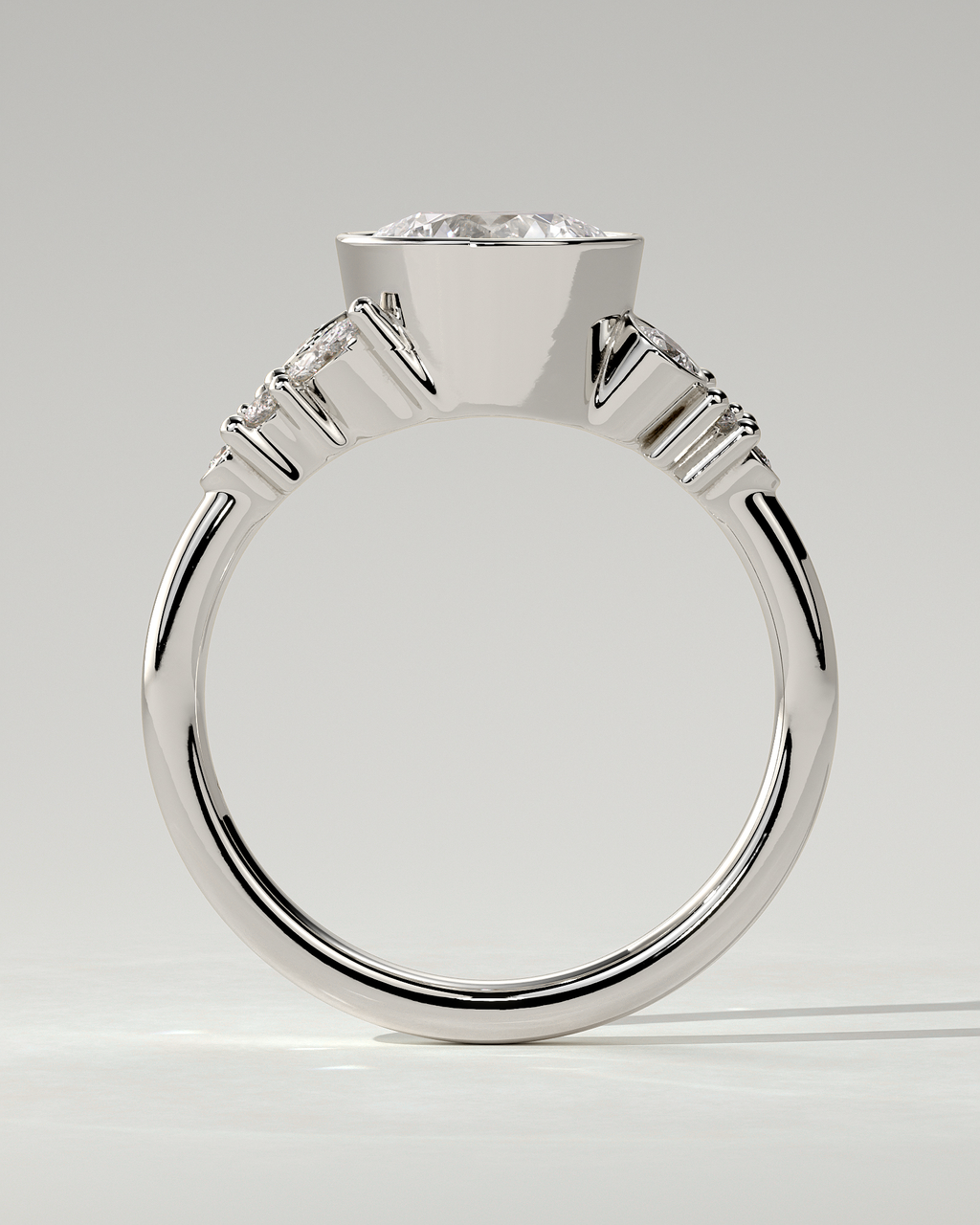 Alessia Solitaire Round Ring