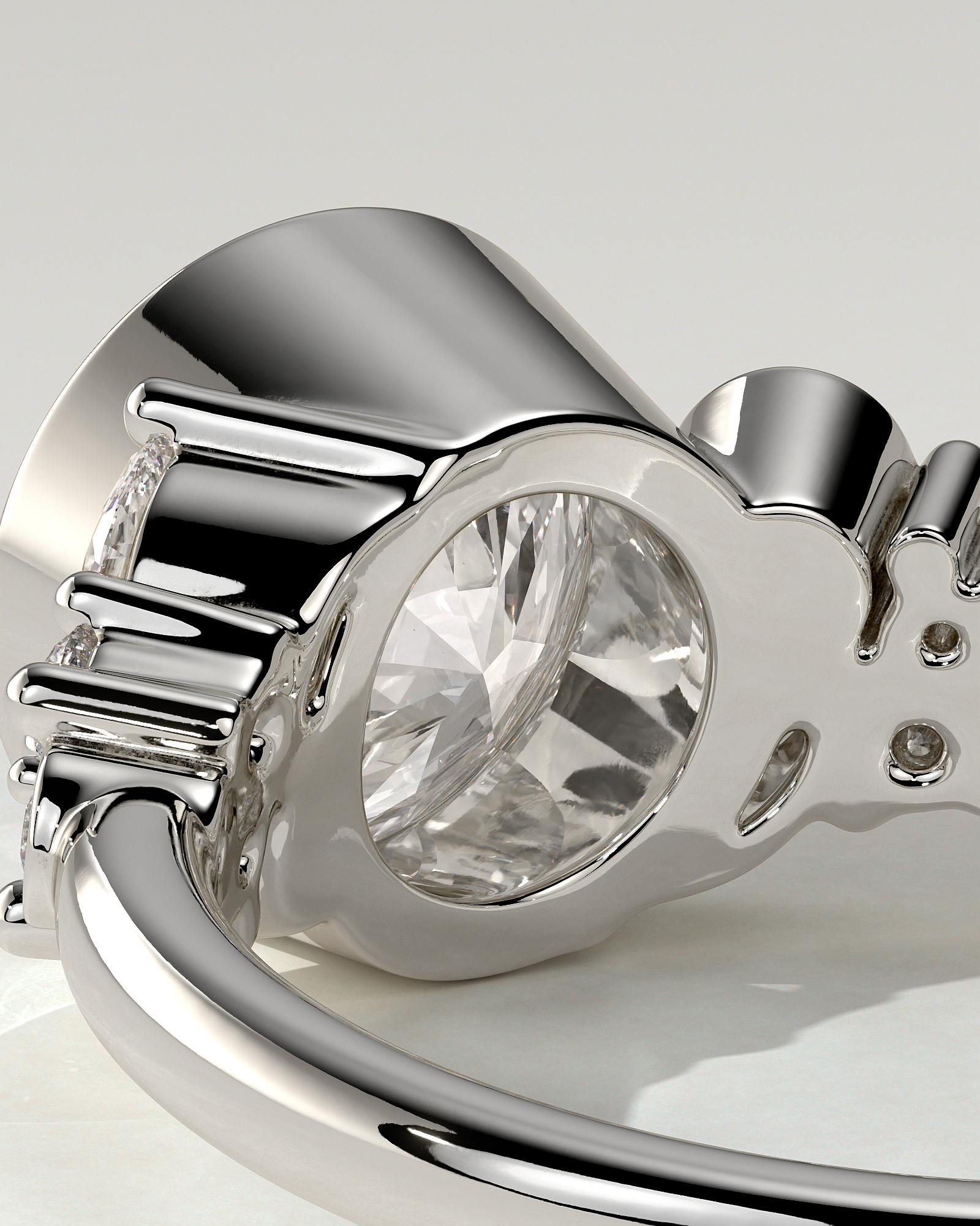Alessia Solitaire Round Ring