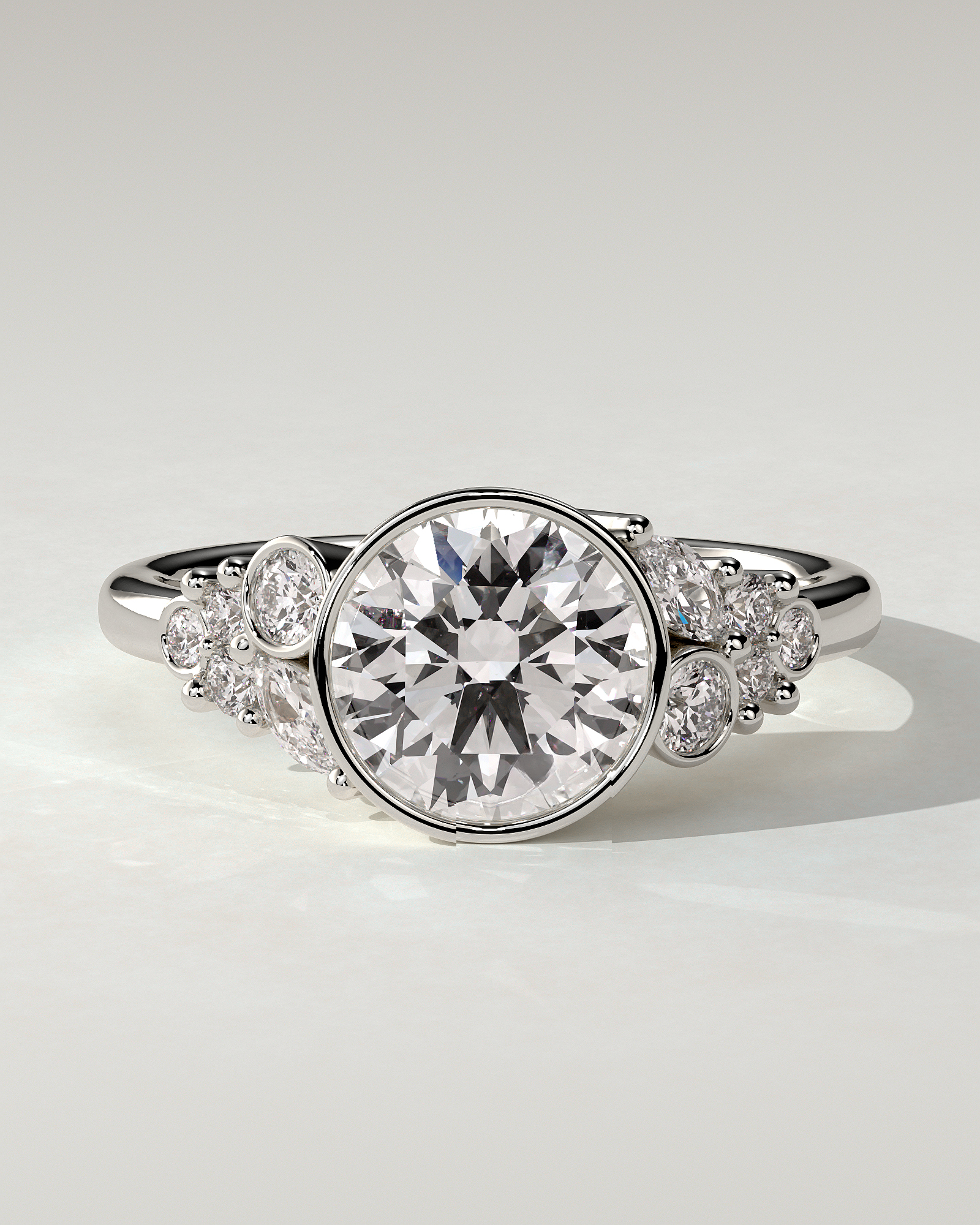 Alessia Solitaire Round Ring