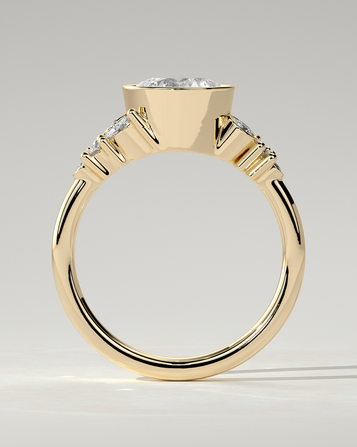 Alessia Solitaire Round Ring