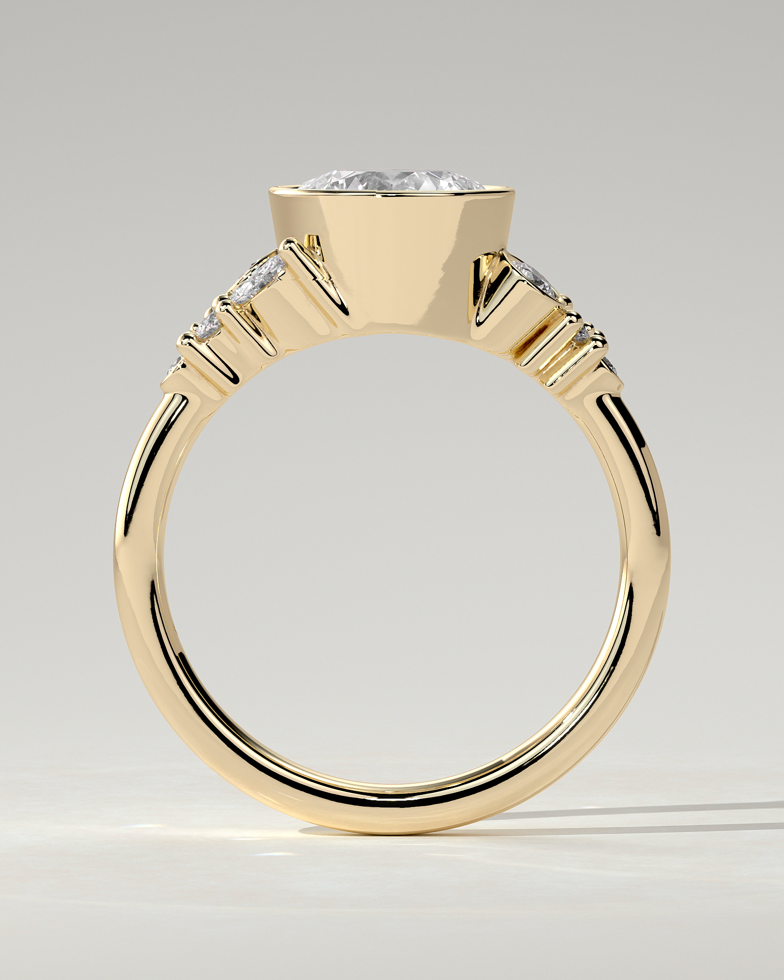 Alessia Solitaire Round Ring