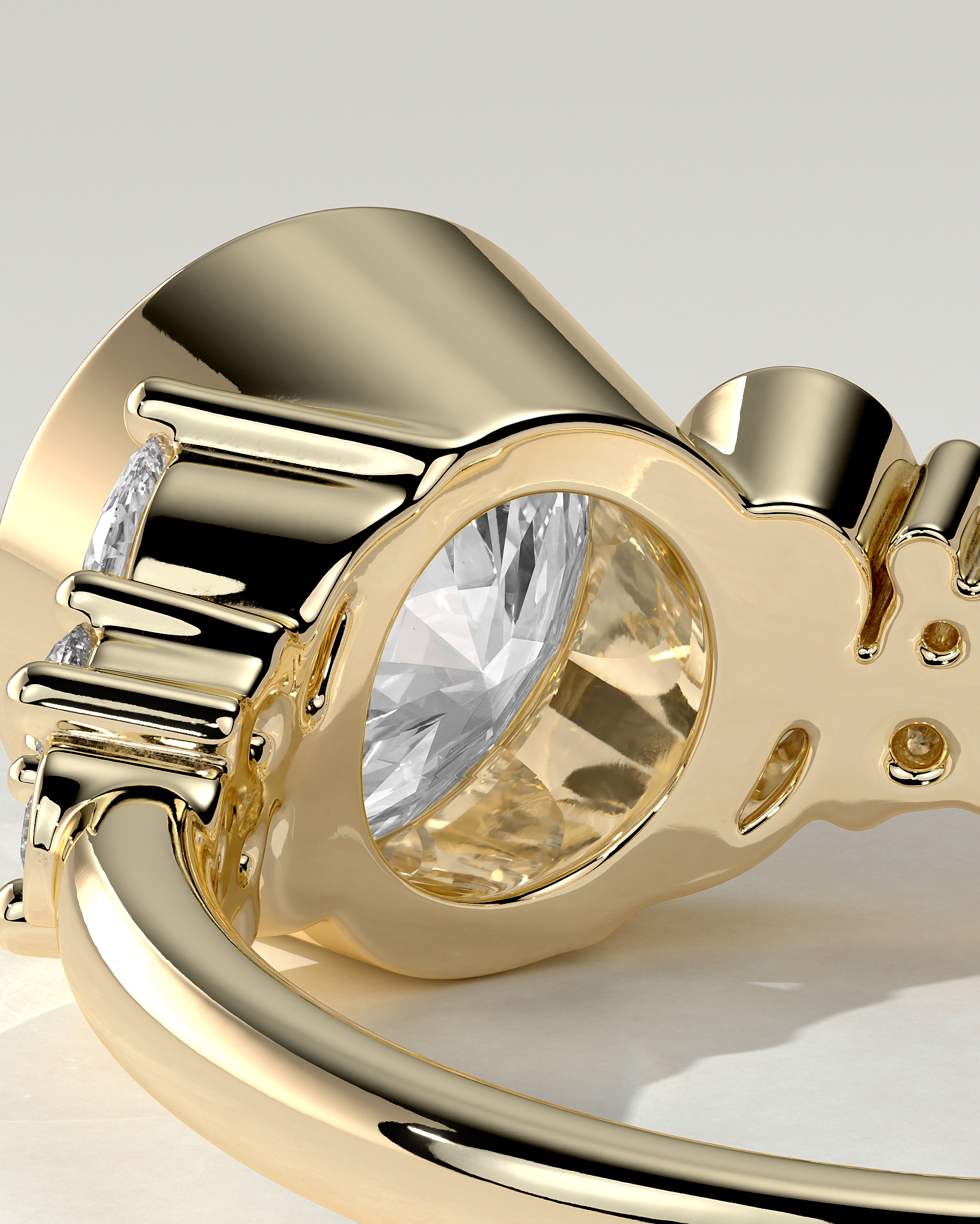Alessia Solitaire Round Ring