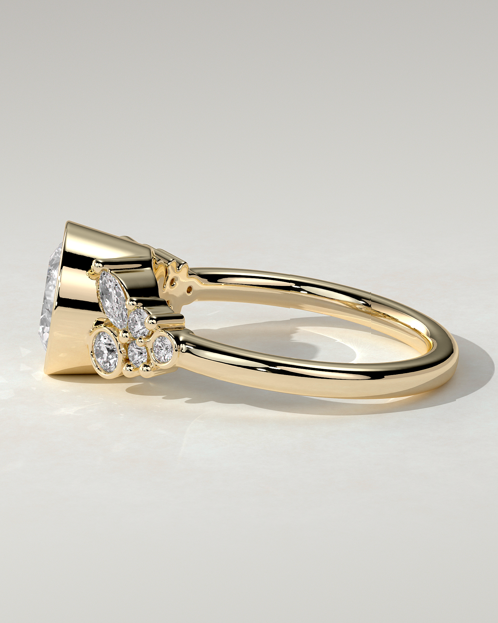 Alessia Solitaire Round Ring