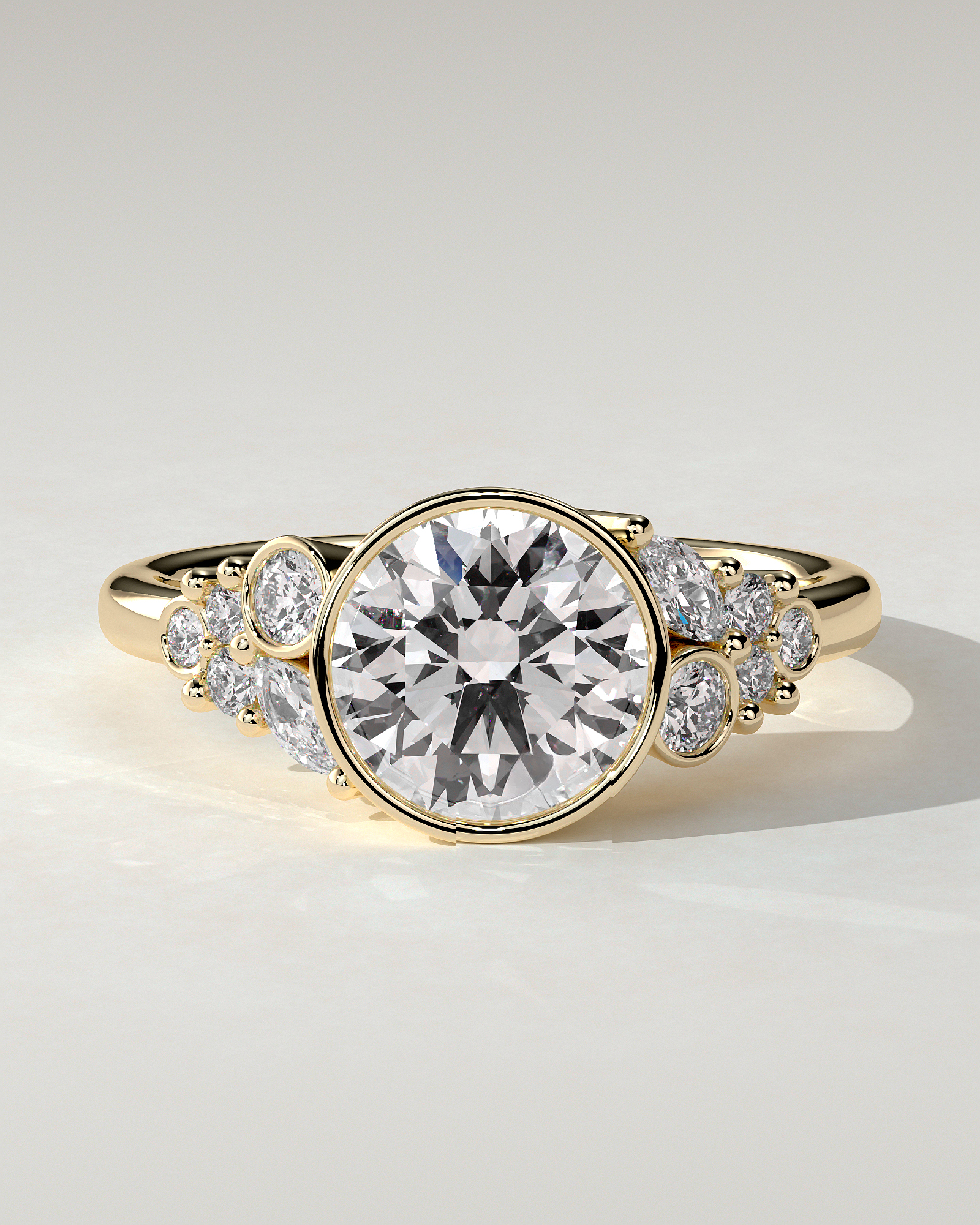 Alessia Solitaire Round Ring