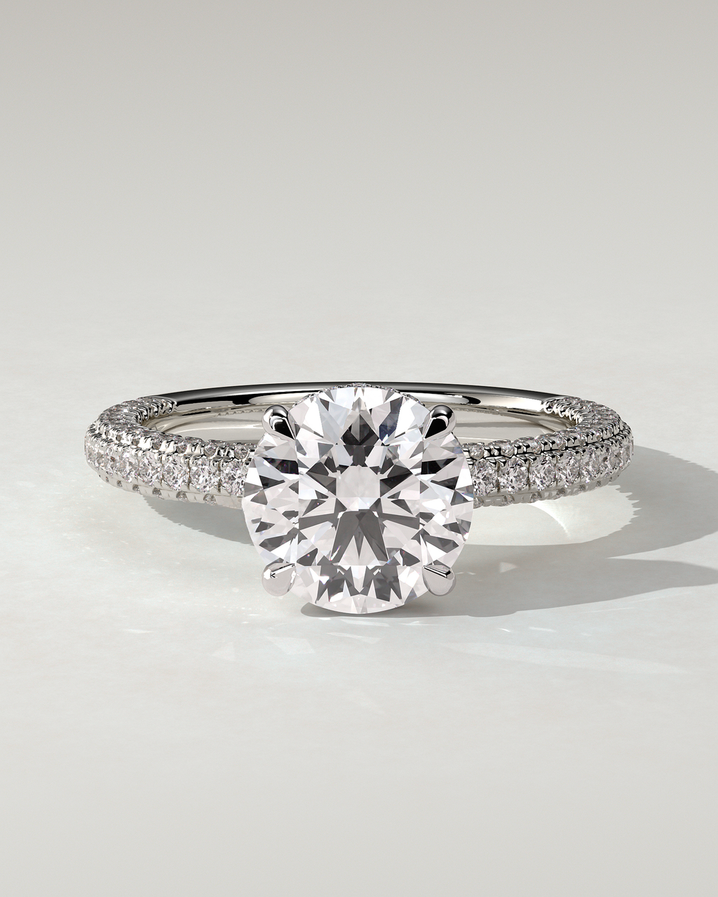 Alex Solitaire Round Ring