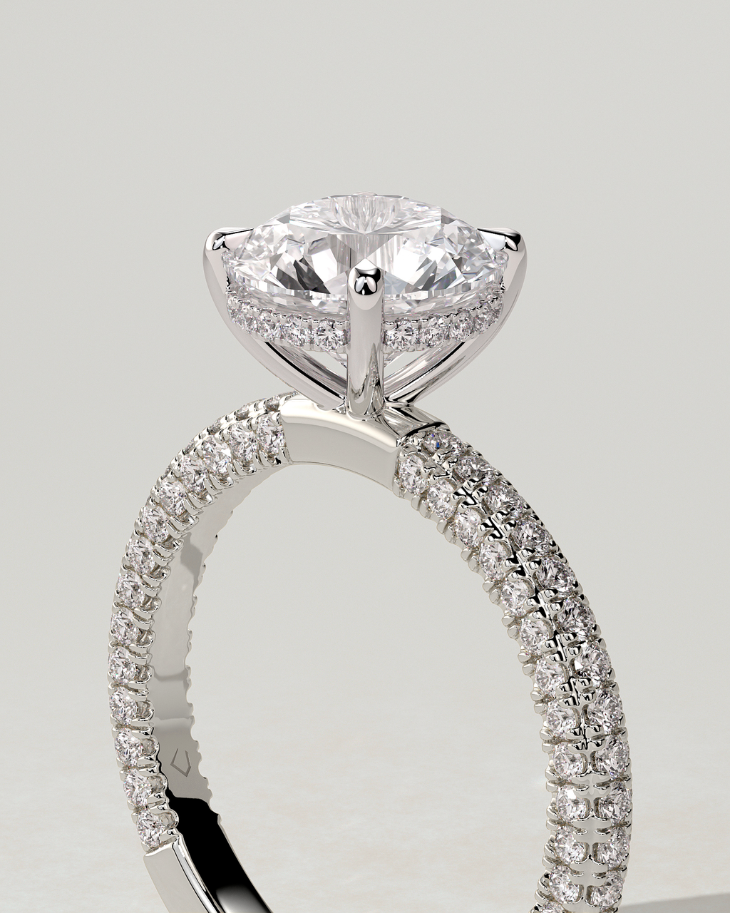Alex Solitaire Round Ring