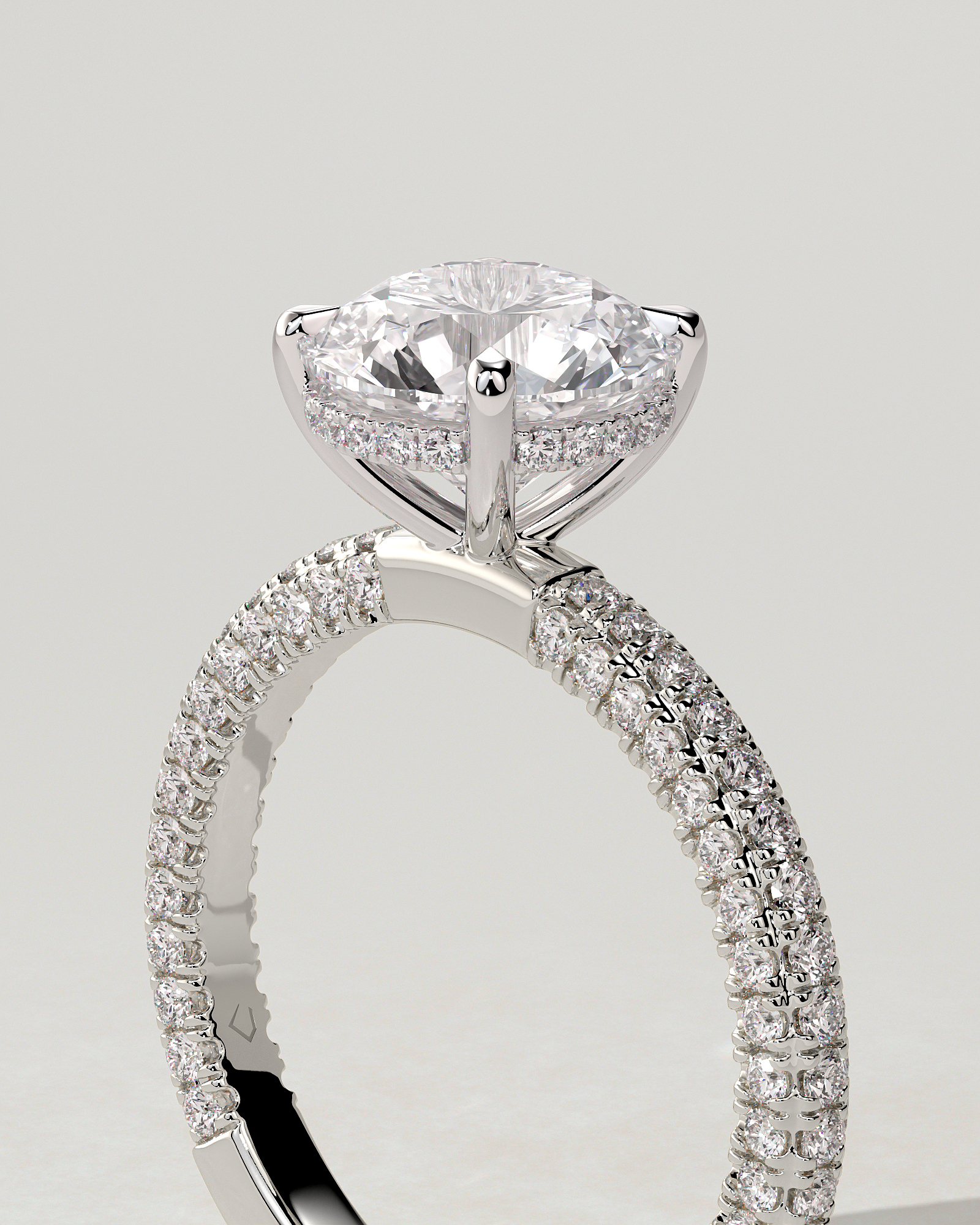 Alex Solitaire Round Ring