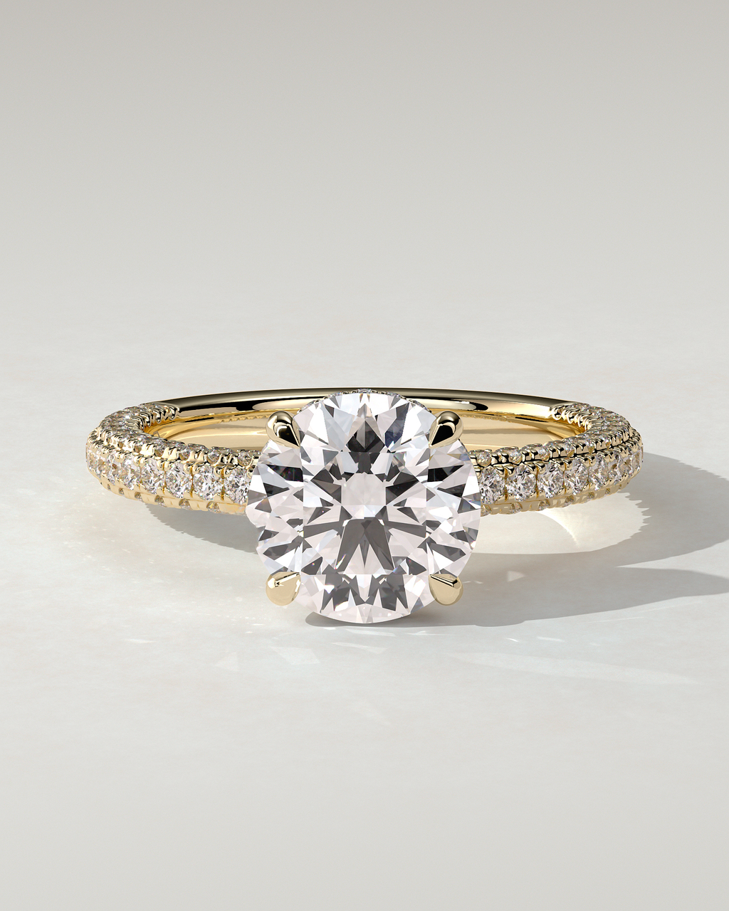 Alex Solitaire Round Ring