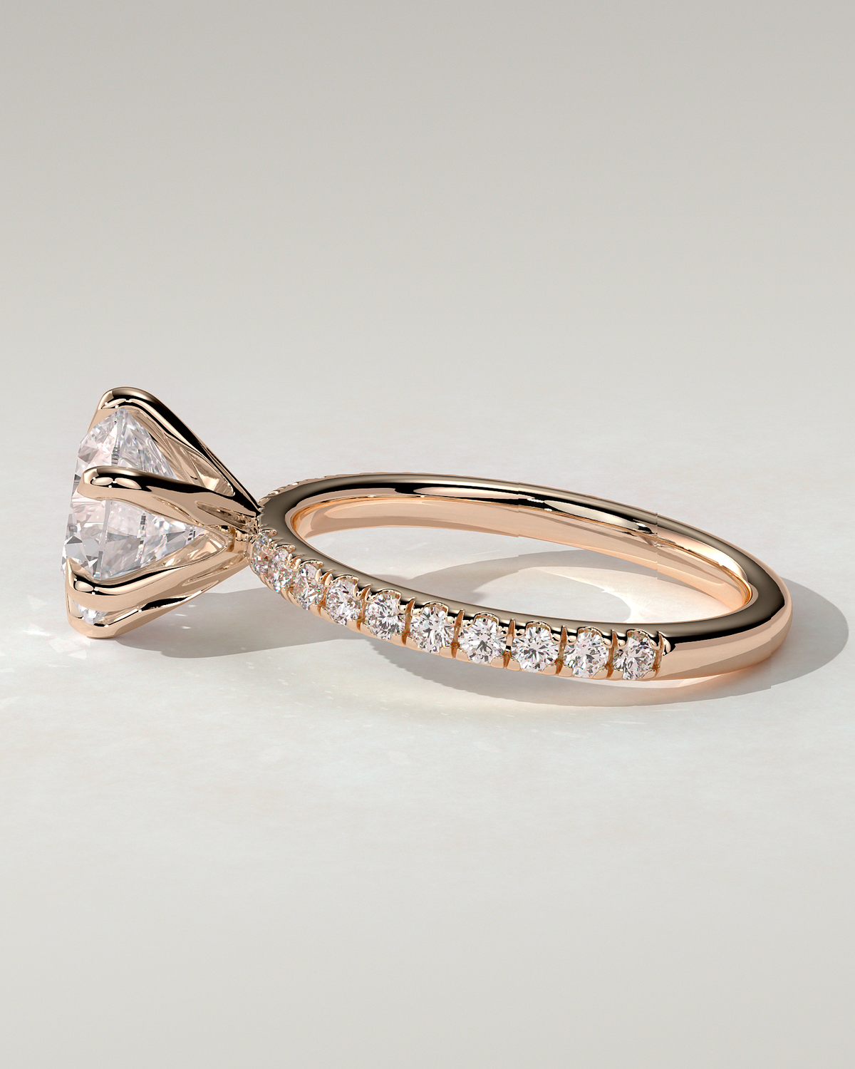Alexandria Solitaire Round Ring