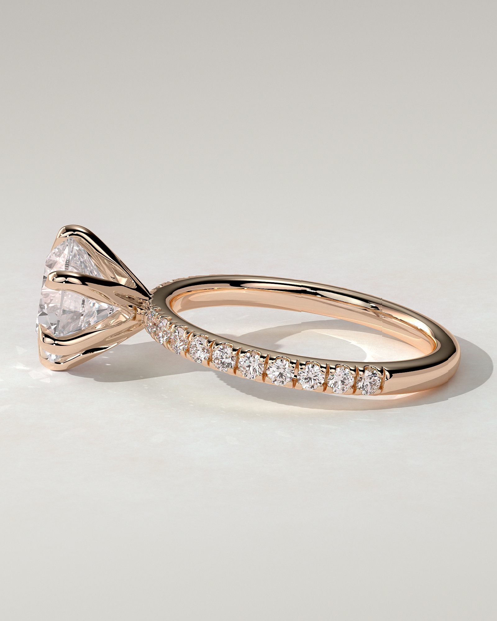Alexandria Solitaire Round Ring