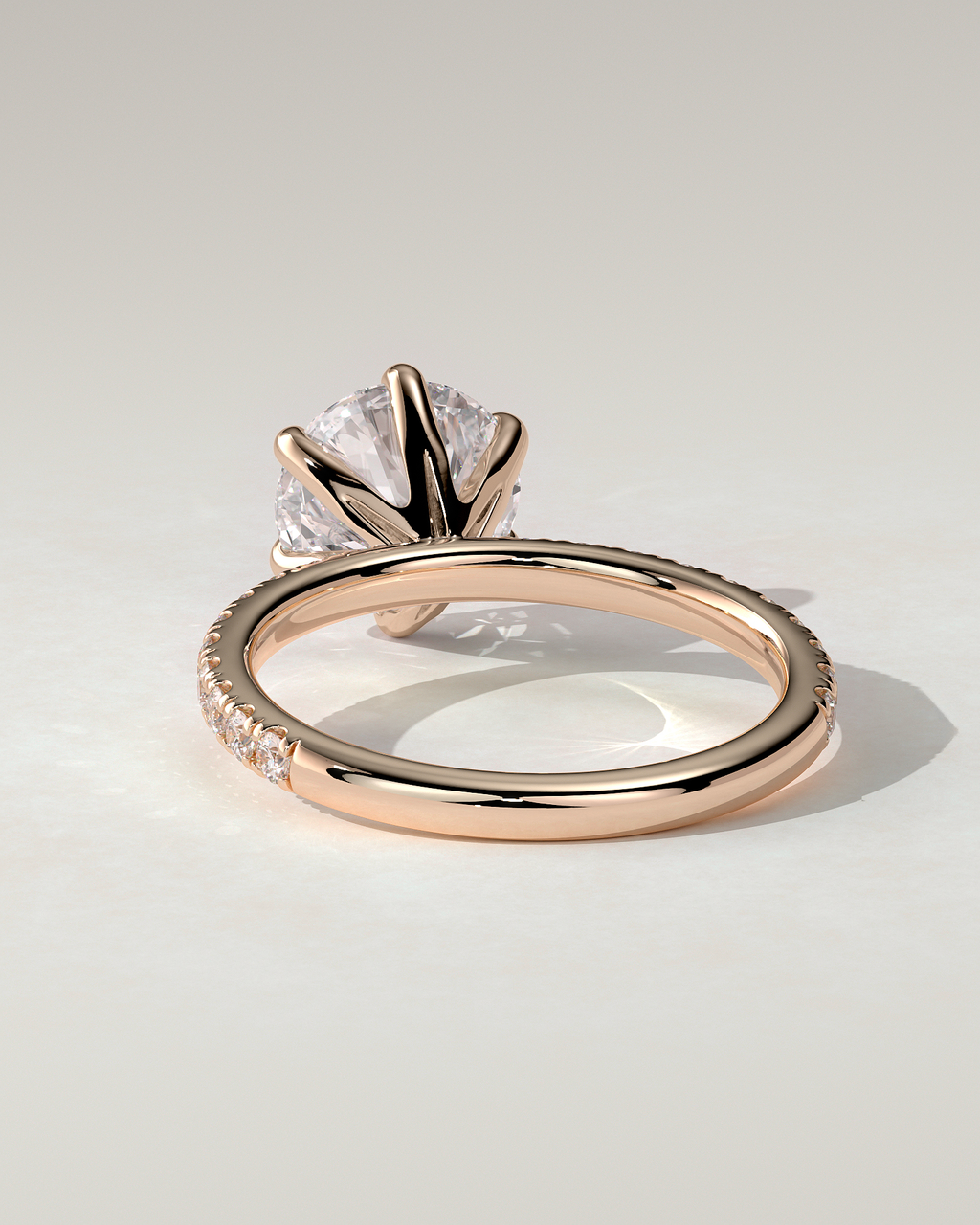 Alexandria Solitaire Round Ring