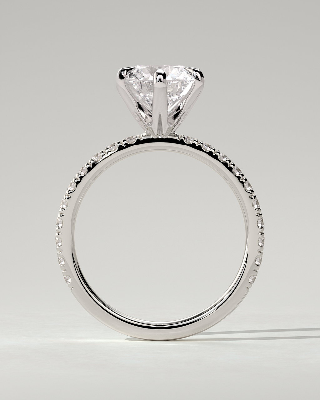 Alexandria Solitaire Round Ring