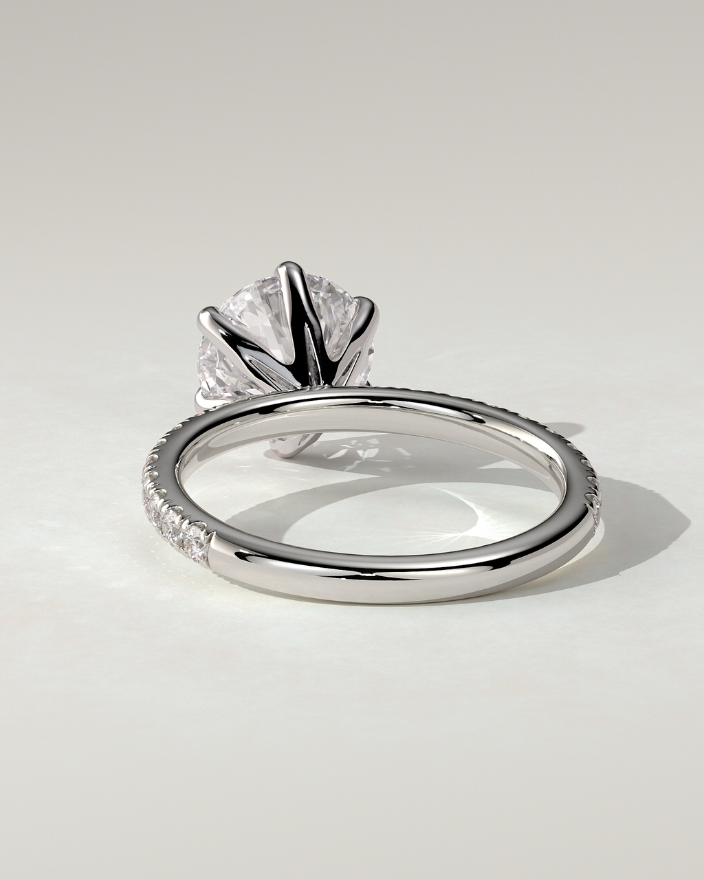 Alexandria Solitaire Round Ring
