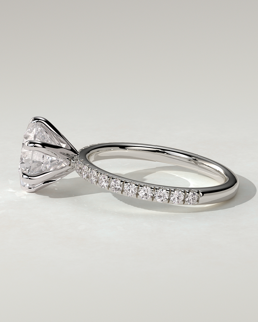 Alexandria Solitaire Round Ring