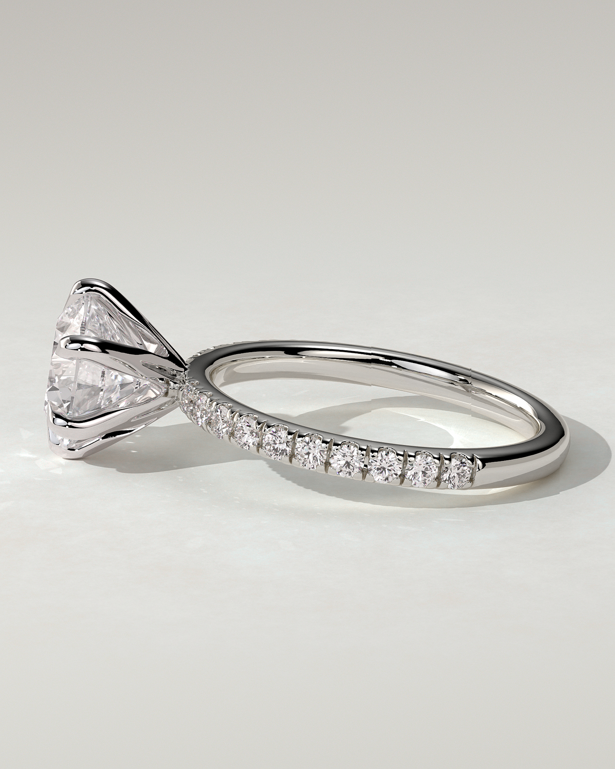Alexandria Solitaire Round Ring