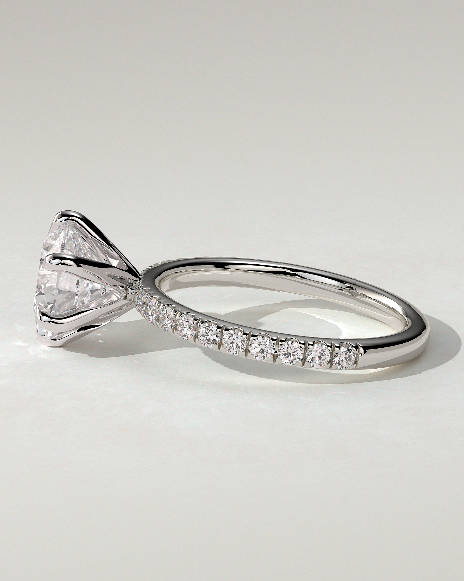 Alexandria Solitaire Round Ring