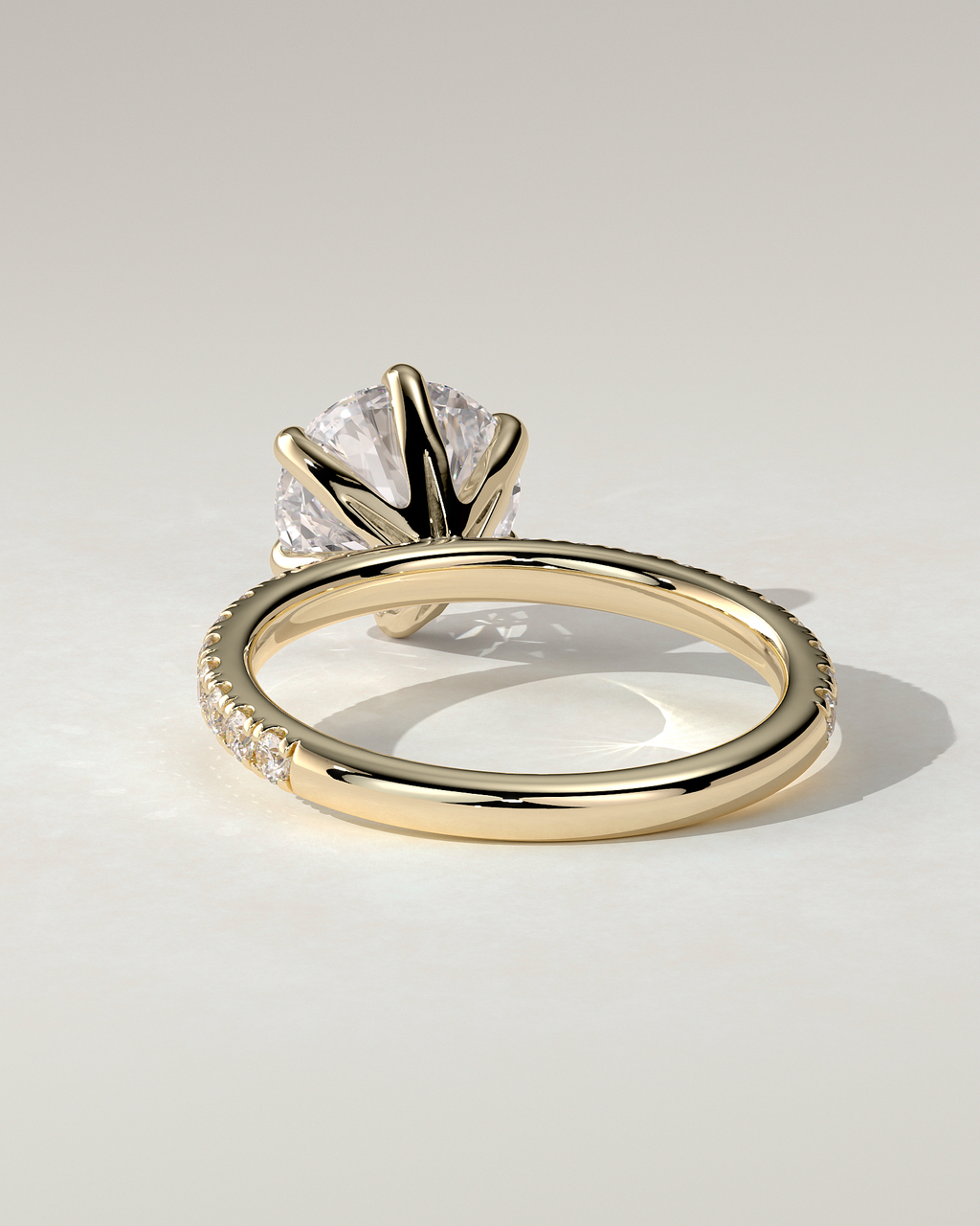 Alexandria Solitaire Round Ring
