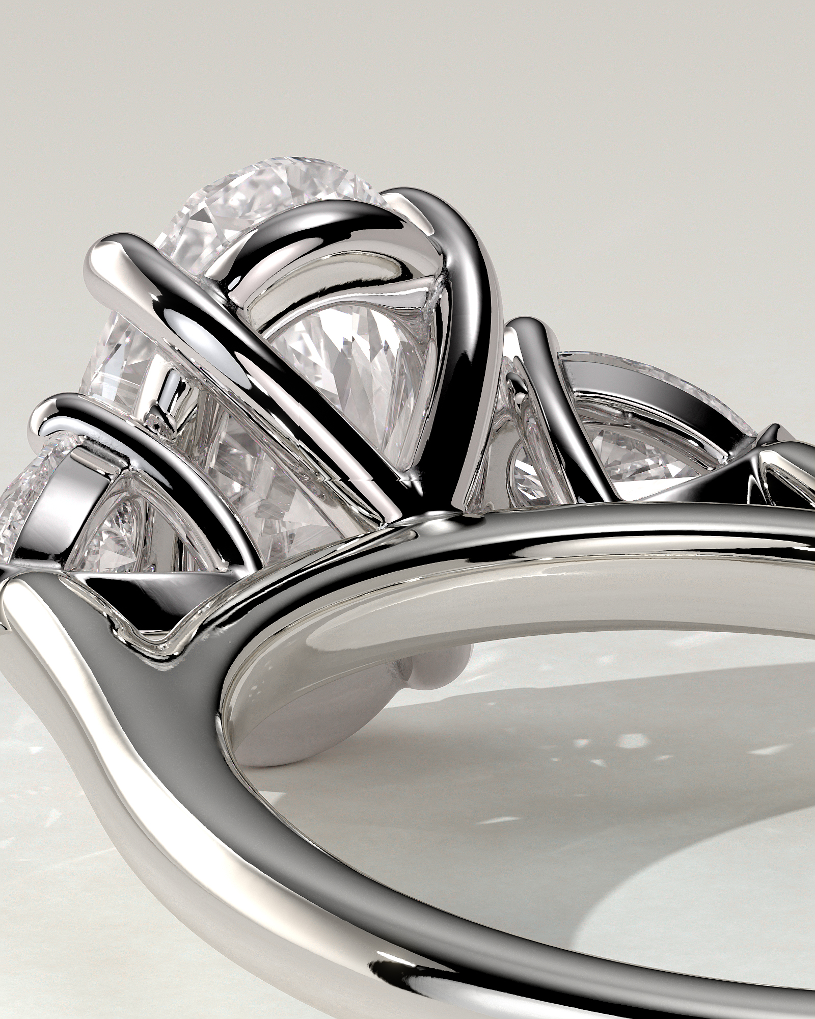 Alexia Trilogy Oval Ring