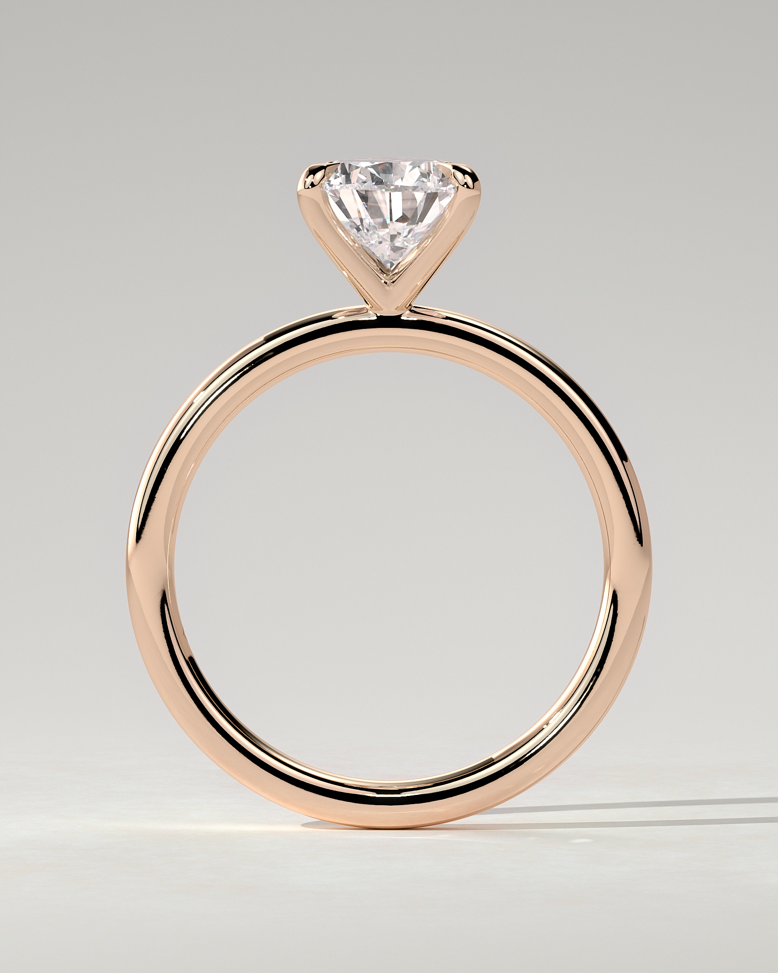 Alia Solitaire Pear Ring