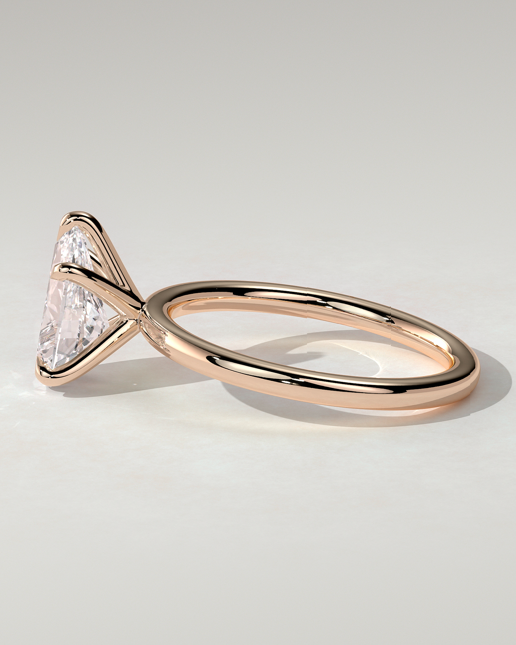 Alia Solitaire Pear Ring