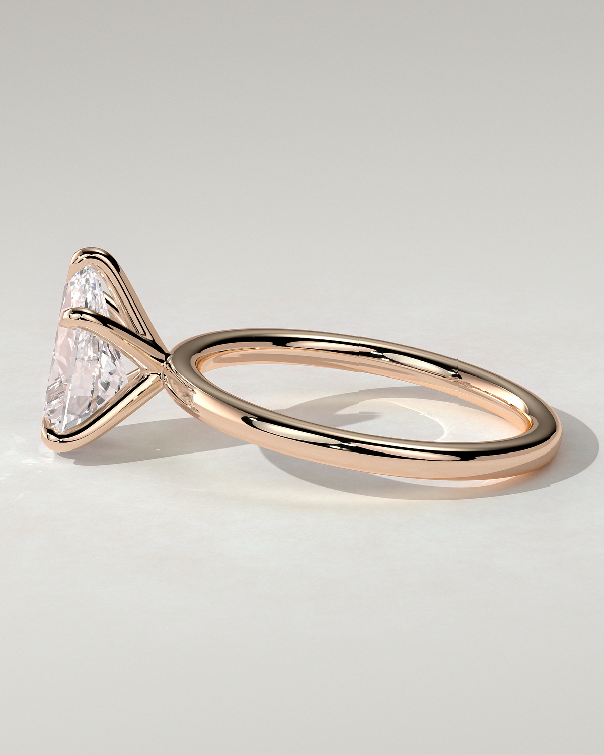 Alia Solitaire Pear Ring