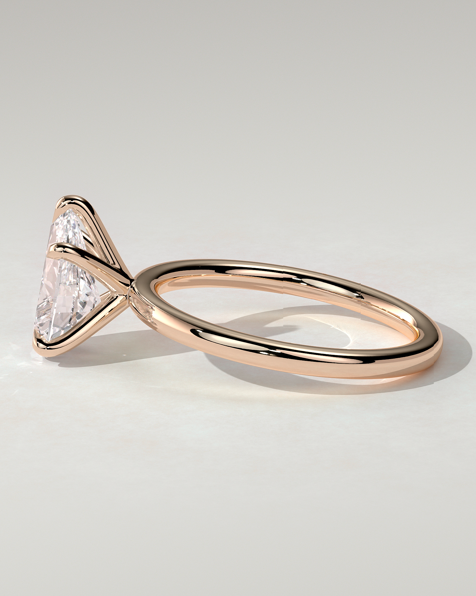Alia Solitaire Pear Ring