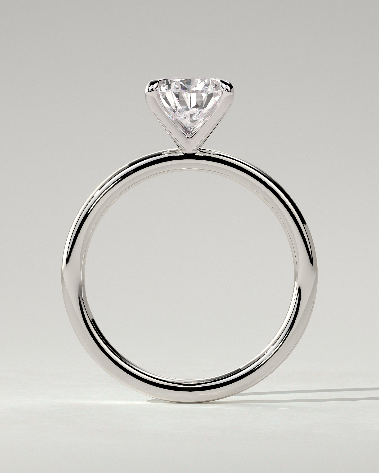 Alia Solitaire Pear Ring