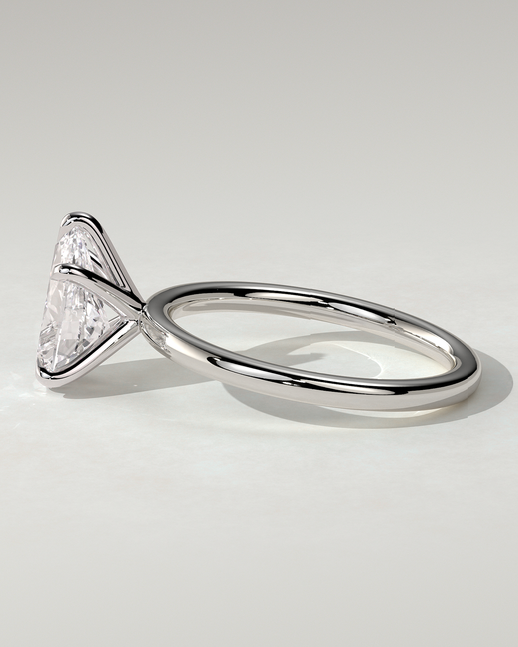 Alia Solitaire Pear Ring
