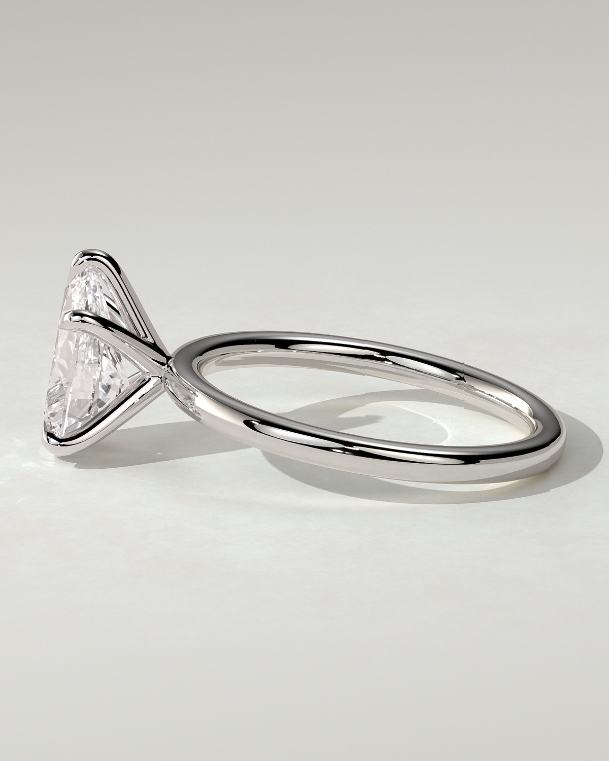 Alia Solitaire Pear Ring