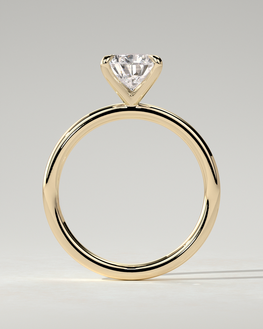 Alia Solitaire Pear Ring