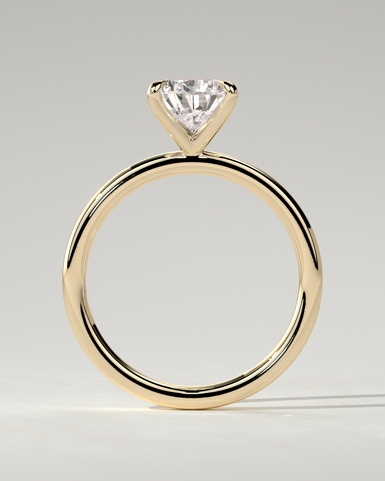 Alia Solitaire Pear Ring